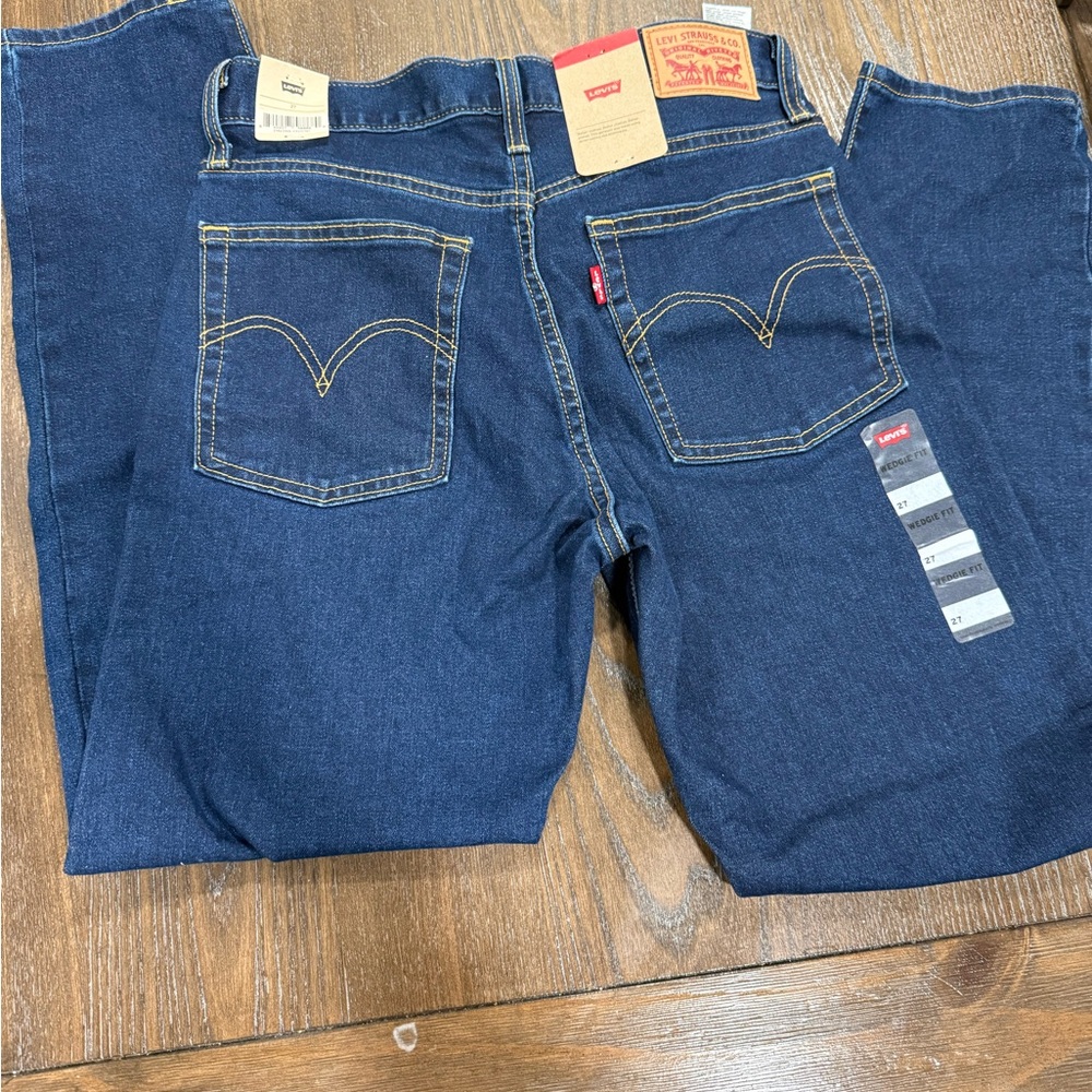 Levi's Women's Blue Jeans Wedgie Fit